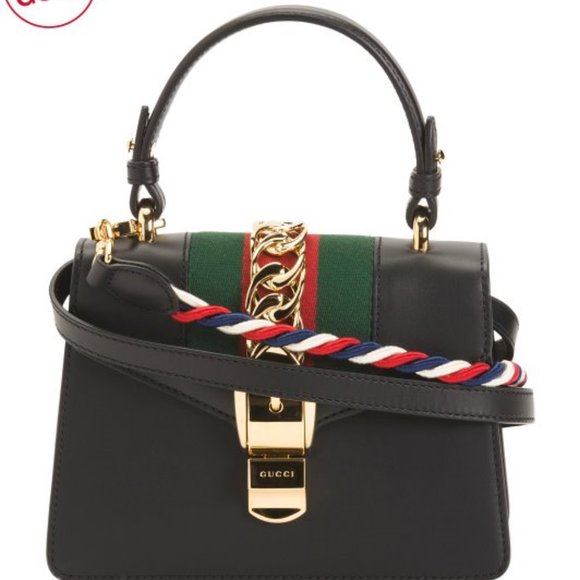 NEW * GUCCI * MADE IN ITALY * SYLVIE * LEATHER * - Picture 1 of 4